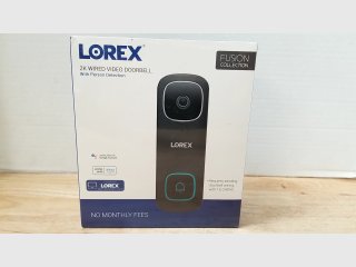 Lorex 2K Wired Video Doorbell Fusion