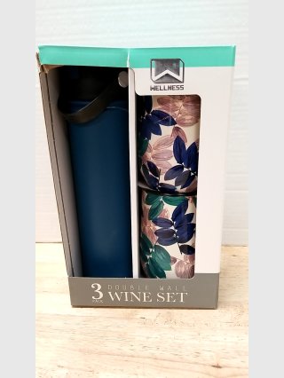 Wellness Double Wall 3 Wine Set
