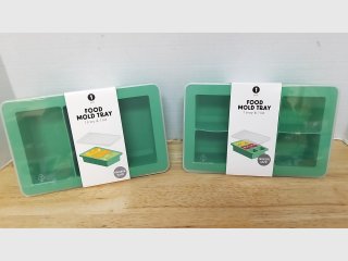 Green Food Mold Tray Set each 8 inch 