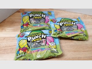 New Sour Punch Twists Candy 3 Packs 40ct