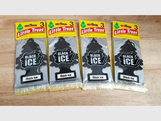 Little Trees Black Ice Air Fresheners (4)