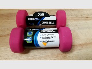 Precor 3lb Neoprene Dumbbells Pair