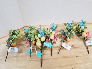 New artificial easter decor each approx 14 inch