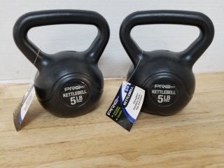 New 5lb kettle bells 