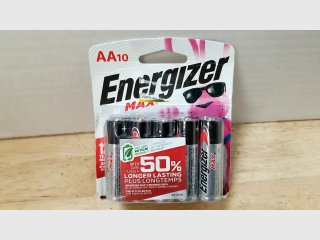 New Energizer Max AA Batteries 10-Pack