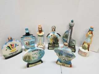 Empty decanters 