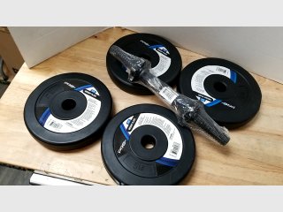 New ProStyle Adjustable Dumbbell Set, 5 lb plates