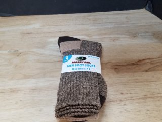  2 new pairs mens boot socks size 6-12