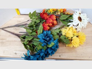 Assorted Artificial Silk Flowers