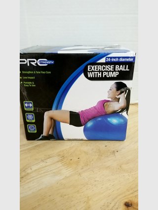 ProStrength 24\" Exercise Ball with Pump