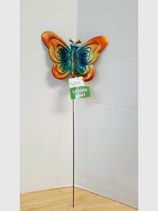 Colorful Butterfly Garden Stake
