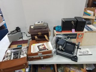 Vintage cameras, due to age sell as is
