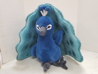 Plush peacock 22 inch tall 