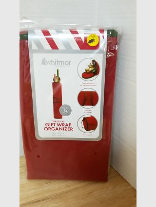 Whitmor Christmas Gift Wrap Organizer