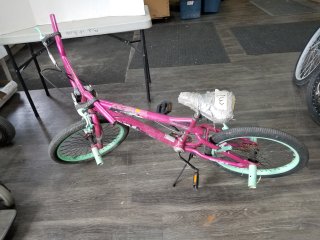 Pink double maker youth bike 