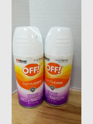 OFF! FamilyCare Picaridin Spray Twin Pack
