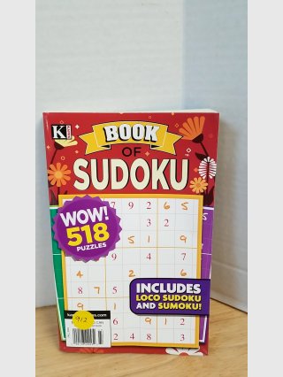 Book of Sudoku 518 Puzzles
