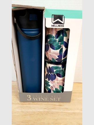 Wellness 3 Double Wall Wine Set