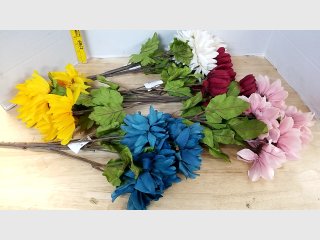 Assorted Artificial Chrysanthemums