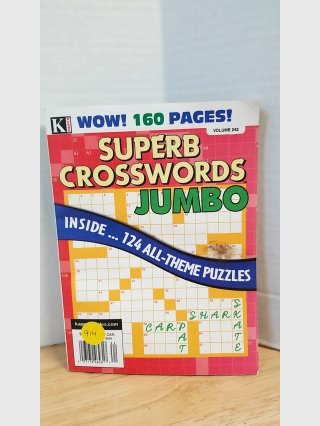 Superb Jumbo Crosswords Vol 24 Book