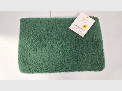 Green Faux Laptop pouch