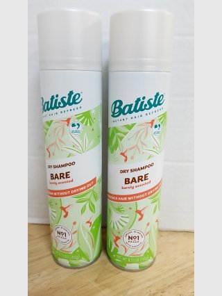 Batiste Bare Dry Shampoo Twin Pack