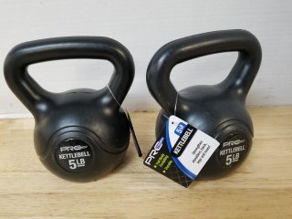 New 5lb kettle bells 