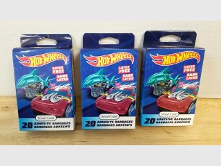 Hot Wheels Latex-Free Bandages 3 Packs