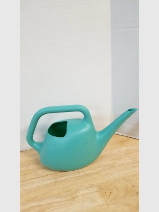 Teal Plastic Watering Can 1.8L