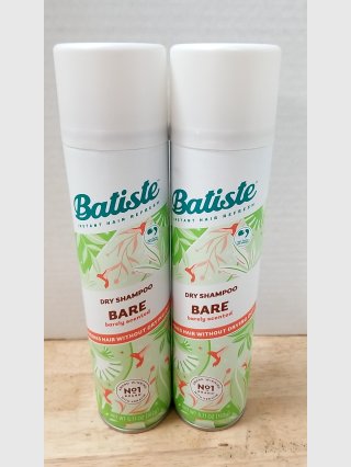 New Batiste Bare Dry Shampoo Twin Pack
