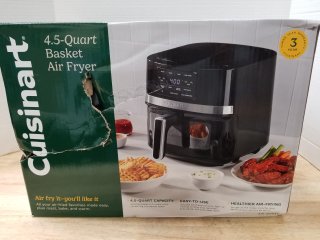 New cuisinart 4.5 quart basket air fryer
