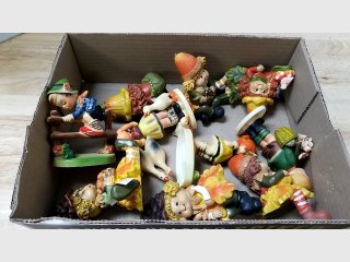 Assortment of gnome figurines