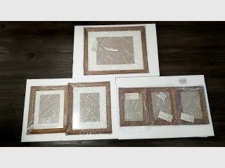 Assorted Size Wood Picture Frames