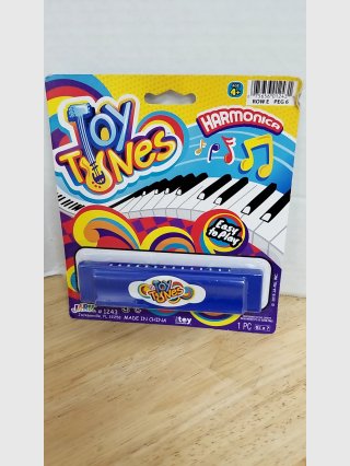 Toy Tunes Harmonica Blue Easy Play