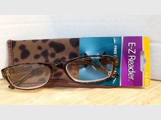 Free EZ Reader +2.00 Glasses w/ Case