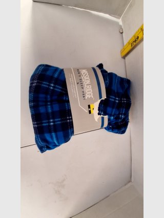 Blue Plaid Pajama Pants
