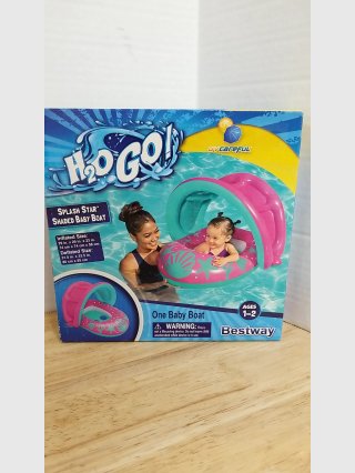H2OGO! Splash Star Shaded Baby Boat