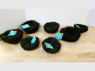 Lot of 8 Sea Grass Bird Nests