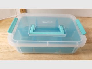 Sterilite Blue Storage Organizer Box