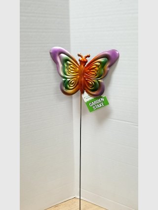 Colorful Butterfly Garden Stake