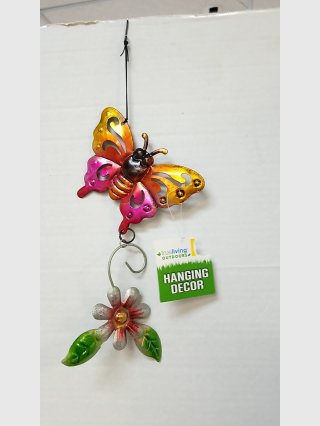 Colorful Butterfly Hanging, 10 inch