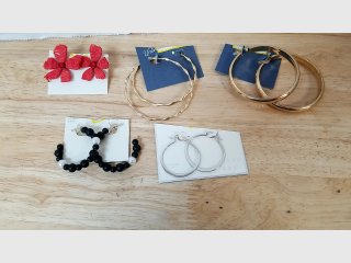 Assorted Hoop and Misc Earrings
