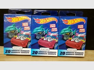 Hot Wheels Smart Care Adhesive Bandages