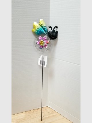 Colorful Bee Flower Garden Spinner