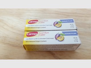 New Carmex Comfort Sugar Plum Lip Balm Duo