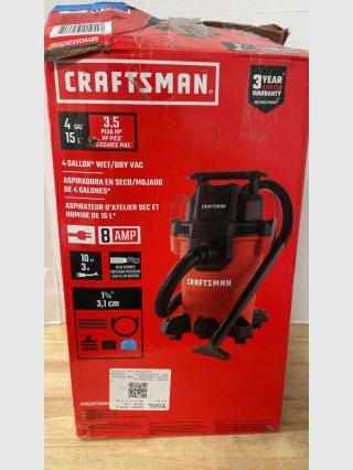 Craftsman 4 Gal Wet/Dry Vac