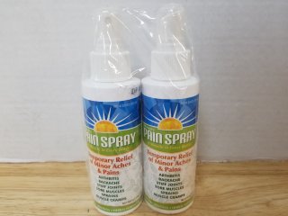 New pain spray, exp 5/2026
