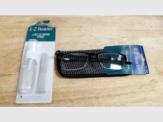 E-Z Reader Reading Glasses with Cleaner