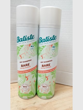 Batiste Bare Dry Shampoo Twin Pack