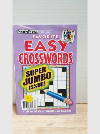 Penny Press Favorite Easy Crosswords Jumbo